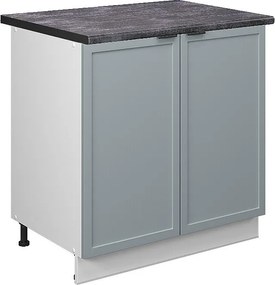 Szafka pod zlew jasnoniebiesko-szary 80x60x82 fame-line