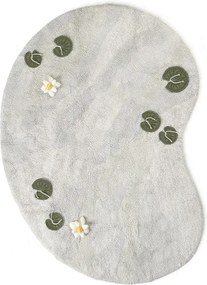 Jasnoszary bawełniany dziecięcy dywan do zabawy 130x170 cm Swan Lake – Lorena Canals