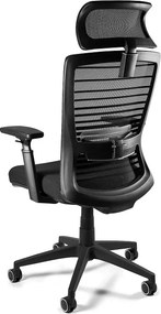 Ergonomiczne krzesło biurowe Exeter, zgodne z normą BHP