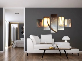 Obraz świecącej żarówki (125x70 cm)