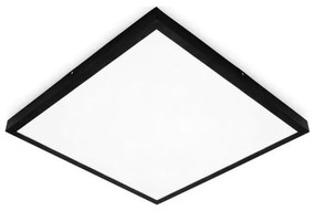 LED Panel natynkowy BRISBANE LED/36W/230V 4000K 59,5x59,5 cm czarny