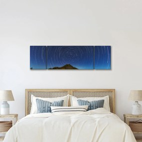Obraz obracających się gwiazd (170x50 cm)