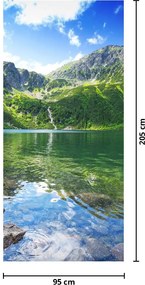Fototapeta na drzwi - Jezioro w Tatrach (95x205cm)