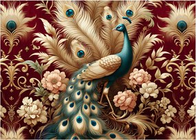 Obraz – Elegancki paw (70x50 cm)