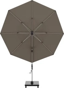 HYPERION 340 PRESTIGE – luksusowy huśtawkowy parasol ogrodowy z bocznym drążkiem : Kolor parasola - Kávová