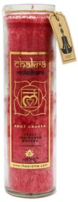 Arome Wysoka świeca zapachowa Czakra Zaufanie, zapach róży i wanilii, 320 g