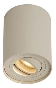 Nowoczesny reflektor natynkowy beżowy GU10 50mm obrotowy i wychylny - Rondoo Up