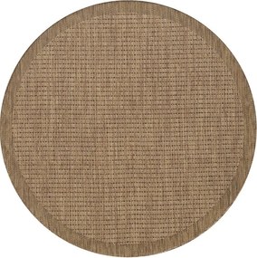 Okrągły dywan odpowiedni na zewnątrz w naturalnym kolorze ø 120 cm Giza 1410 – Ayyildiz Carpets