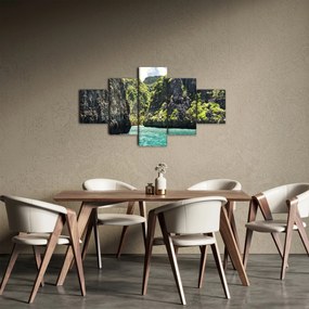 Obraz górskiej rzeki (125x70 cm)