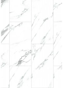 Mexen Glacier White panele winylowe 610 x 305 mm LVT Dryback 2,5 mm, podkład, 4 V-Fuga, Jazz White - F1451-0610-305-255-4V1-01