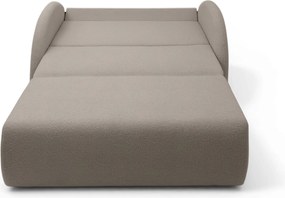 Sofa rozkładana Nubi trzyosobowa 140 cm z pojemnikiem - beżowa boucle Quelle 16