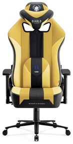 Materiałowy fotel gamingowy Diablo X-Player 2.0 King Size, Dark Sunflower