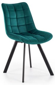 Krzesło do jadalni COMORO 1 szt. turkusowe