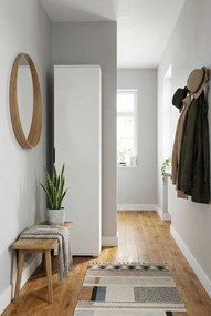 Jednodrzwiowa szafa biała S3-C13