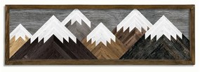 Obraz Mountains, 120x35 cm