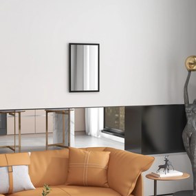 HOMCOM Lustro ścienne, 40 x 60 cm, dekoracyjne lustro wiszące, łatwy montaż, w zestawie śruby | Aosom PL