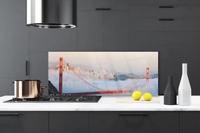 Panel Szklany Most nad Oceanem Chmur