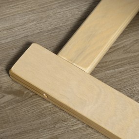 HOMCOM Fotel Akcentowy, Fotel Relaksacyjny z Regulowaną Podnóżką, Ramą z Drewna Brzozowego, do 120 kg, 66,5 x 94 x 100 cm, Szary