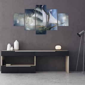 Obraz - Statek widmo (125x70 cm)