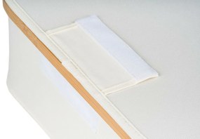 Pojemnik do przechowywania G21 30 x 30 x 15 cm, bambusowy z pokrywką, beżowy