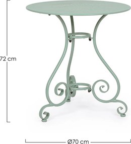 Stalowy okrągły stolik ogrodowy ø 70 cm Etienne – Bizzotto