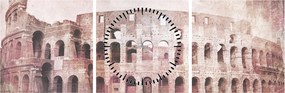 Obraz - Vintage pocztówka miasta N⁰2 (z zegarem) (90x30 cm)
