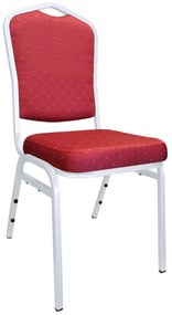 Krzesło Vega tkanina Dot bankietowe konferencyjne stelaż metalowy