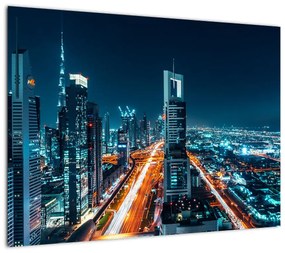 Obraz  - Noc w Dubaju (70x50 cm)