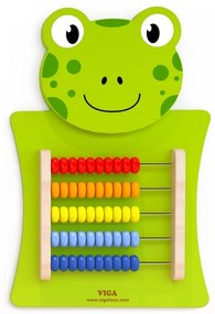 Drewniane liczydło edukacyjne żabka viga toys
