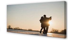 Fotoobraz na płótnie Zimowy Taniec