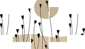 Obraz - Łąka graficzna N⁰2 (125x70 cm)