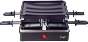 Raclette i grill WEASY LUGA40 - 4 osoby - powłoka nieprzywierająca - 600W