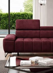 Sofa Palladi 2-osobowa z regulowanymi zagłówkami i możliwością elektrycznie wysuwanego siedziska