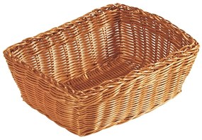 Kesper 17837 Koszyk na pieczywo i owoce, brązowy, 28 x 20 x 11,5 cm