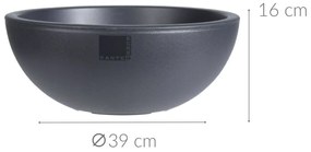 Duża donica plastikowa, Ø 39 cm