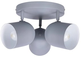 Jasnoniebieska lampa sufitowa z metalowym kloszem 32x32 cm Azuro – Candellux Lighting