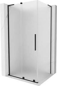 Mexen Velar L kabina prysznicowa rozsuwana 100 x 80 cm, szron, czarna - 871-100-080-33-70
