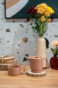 Dzbanek do herbaty z filiżanką NATURAL, 800 ml