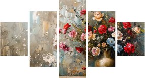 Obraz - Wazon z kwiatami (125x70 cm)