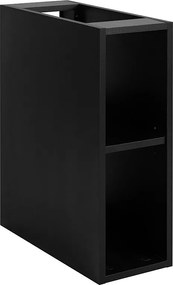 Półka łazienkowa, Czarny, 20 x 57 x 46 cm