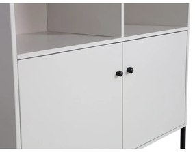 Jasnoszary regał z litego drewna sosnowego 107x160 cm Xam – WOOOD