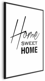Plakat Home 29,7x42 cm z ramą czarną bez marginesu ARTGEIST B