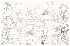Papierowe maty stołowe zestaw 8 szt. 28x42.5 cm Dinosaurs – Meri Meri