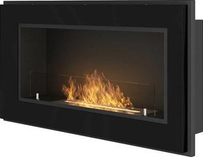 Kominek bioetanolowy Frame 900 SimpleFire do zabudowy z czarnym szkłem
