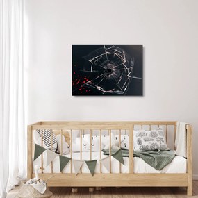 Obraz na szkle - Abstrakcyjny obraz - potłuczone szkło (70x50 cm)
