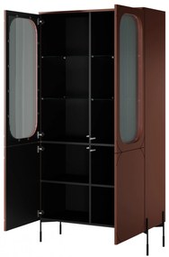 Witryna Sonatia do salonu 100 cm - burgund