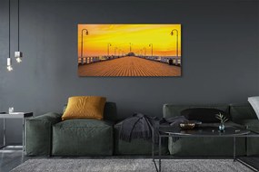 Fotoobraz na płótnie Zachód Słońca nad Molo