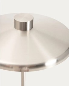 Lampa stojąca w kolorze srebra z metalowym kloszem (wysokość 130 cm) Nuvira – Kave Home