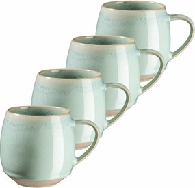 Zestaw 4 kubków AQUATA – 355 ml, zielony, 355 ml