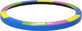 SPORTNOW Zamienna osłona krawędzi trampoliny, wodoodporna, odporna na rozdarcia, Ø305 cm, wielokolorowa | Aosom PL